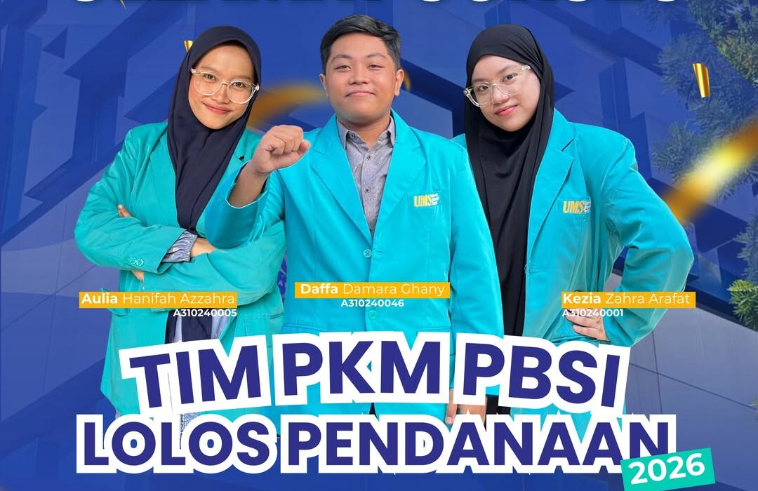 Alhamdulillah, kabar membanggakan datang dari Tim PKM PBSI FKIP UMS yang berhasil lolos pendana Alhamdulillah, kabar membanggakan datang dari Tim PKM PBSI FKIP UMS yang berhasil lolos pendana